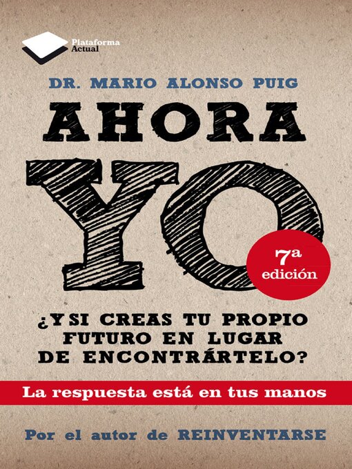 Title details for Ahora YO by Mario Alonso Puig - Wait list